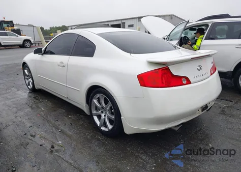 2003 Infiniti G35 Base W/Leather from USA, damaged, VIN JNKCV54E73M202380
